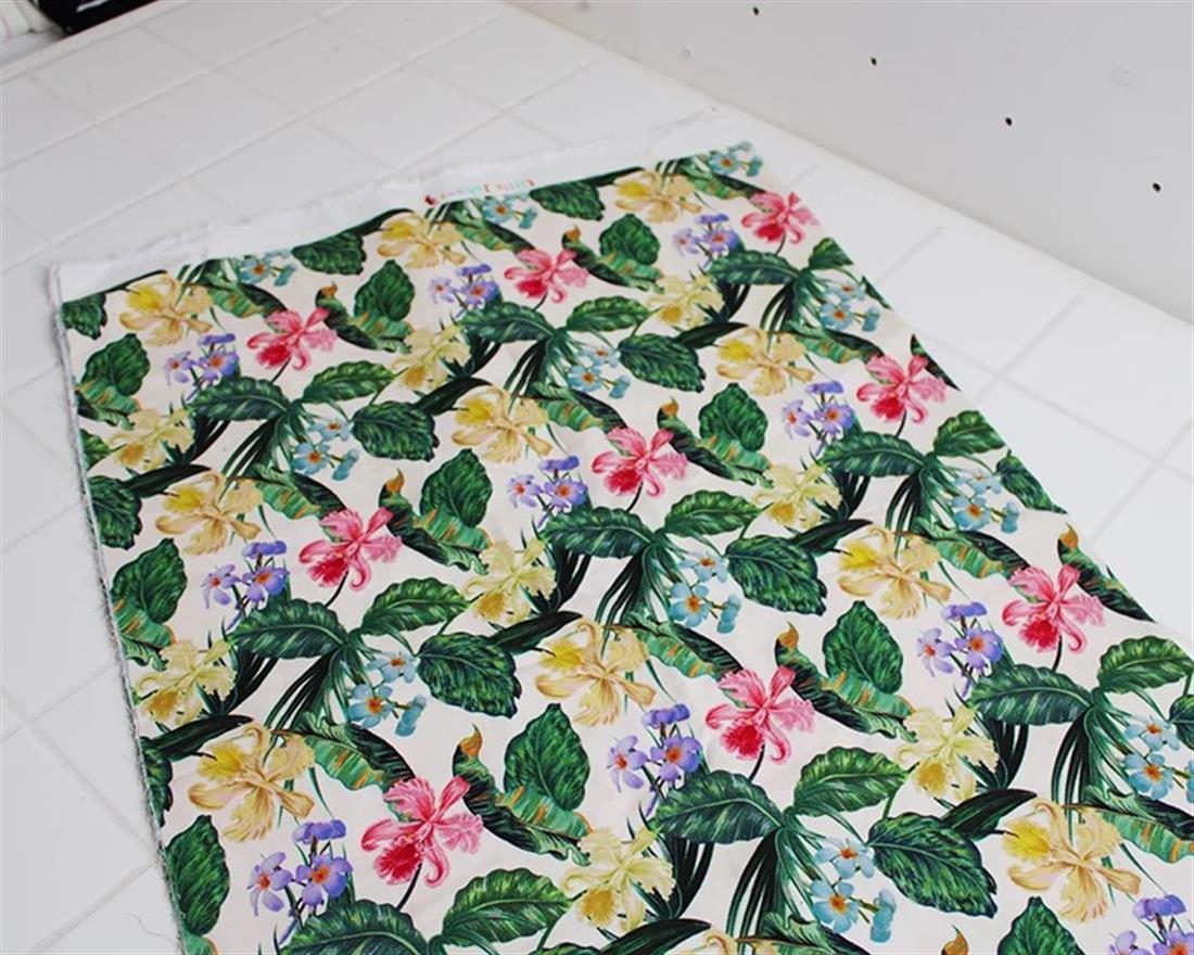 Cream Little Johnny Floral Summer Corduroy