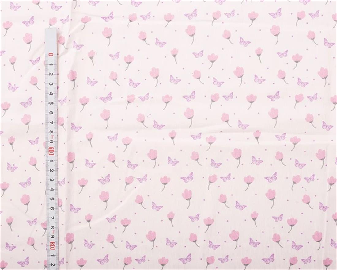 Pink Little Johnny Needlecord Butterflies Delicate and Dreamy!