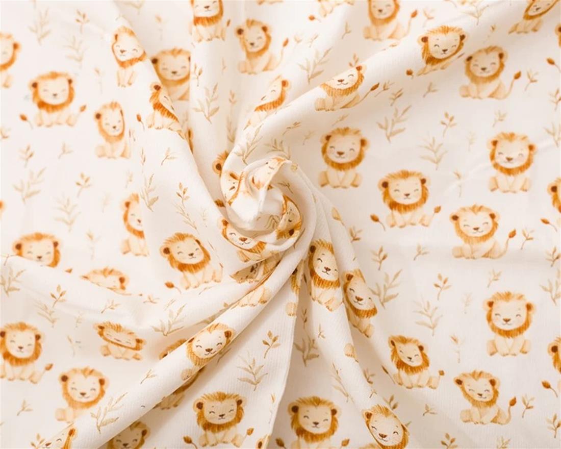 Cream Little Johnny Needlecord Lion Add a Playful Twist to Your Next…