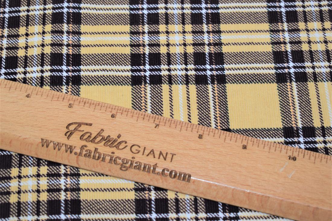 Check Print This Beautiful Quality Corduroy Fabric