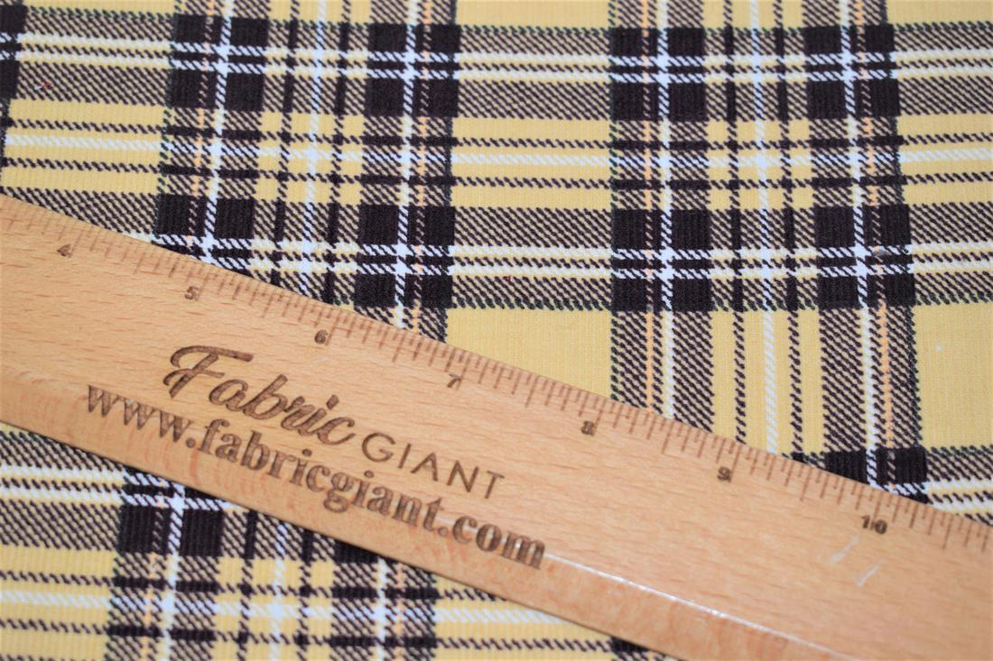 Check Print This Beautiful Quality Corduroy Fabric