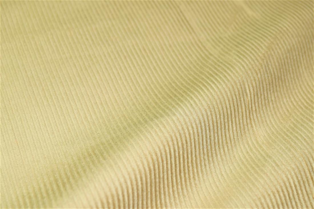Cream Corduroy Plain Fabric