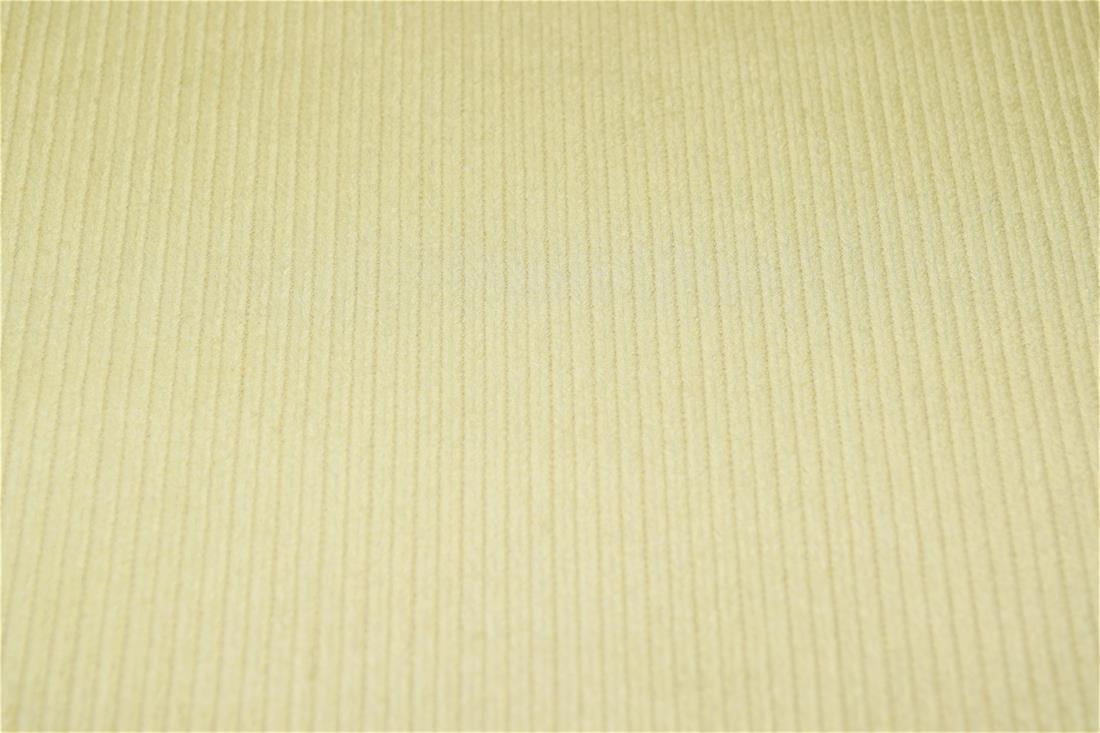 Cream Corduroy Plain Fabric