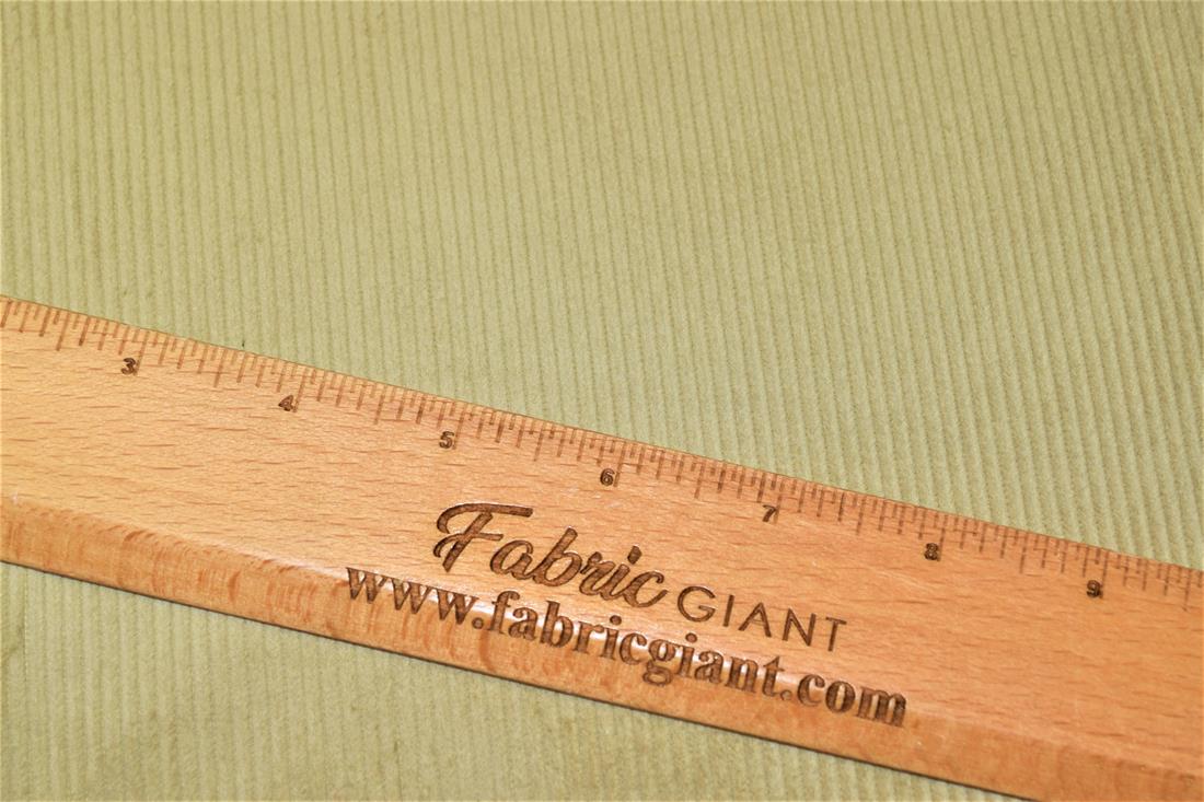 Cream Corduroy Plain Fabric