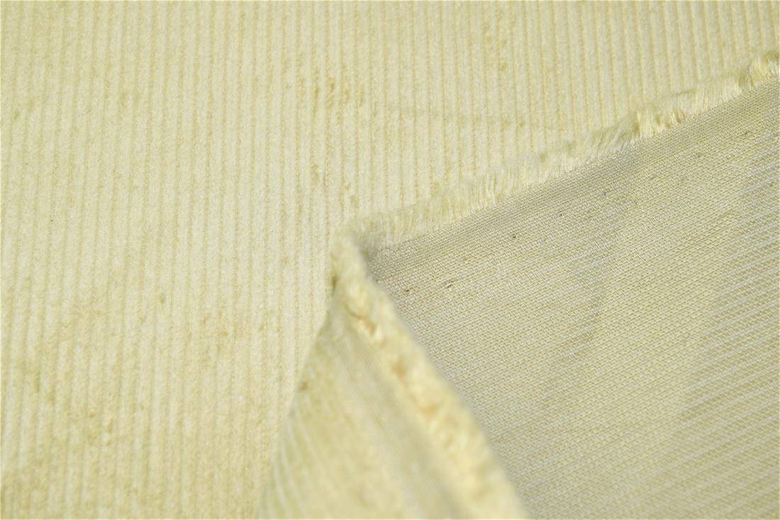 Cream Corduroy Plain Fabric