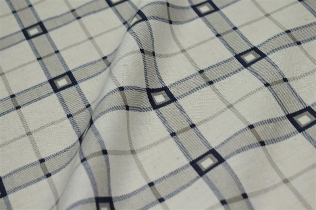Off White Four Square This Is a Lovely Soft Medium Weight Cotton Linen