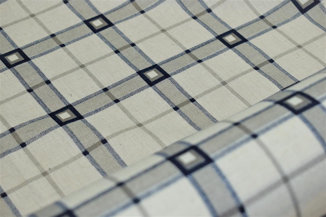 Off White Four Square This Is a Lovely Soft Medium Weight Cotton Linen