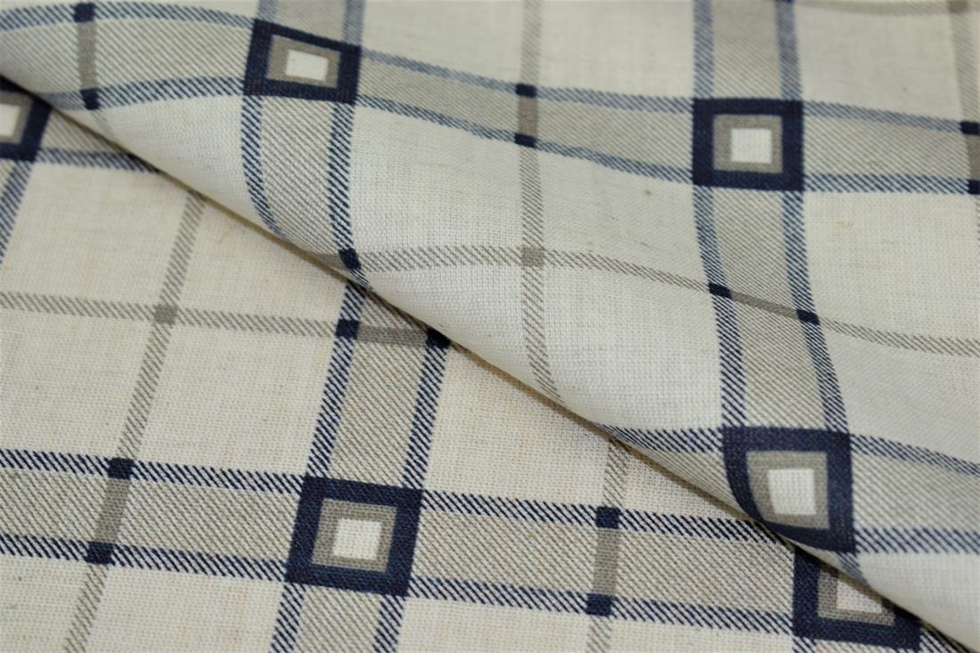Off White Four Square This Is a Lovely Soft Medium Weight Cotton Linen
