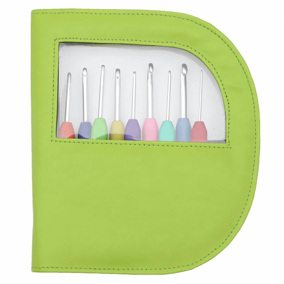 Waves: Aluminium Crochet Hook Set 9 Pieces