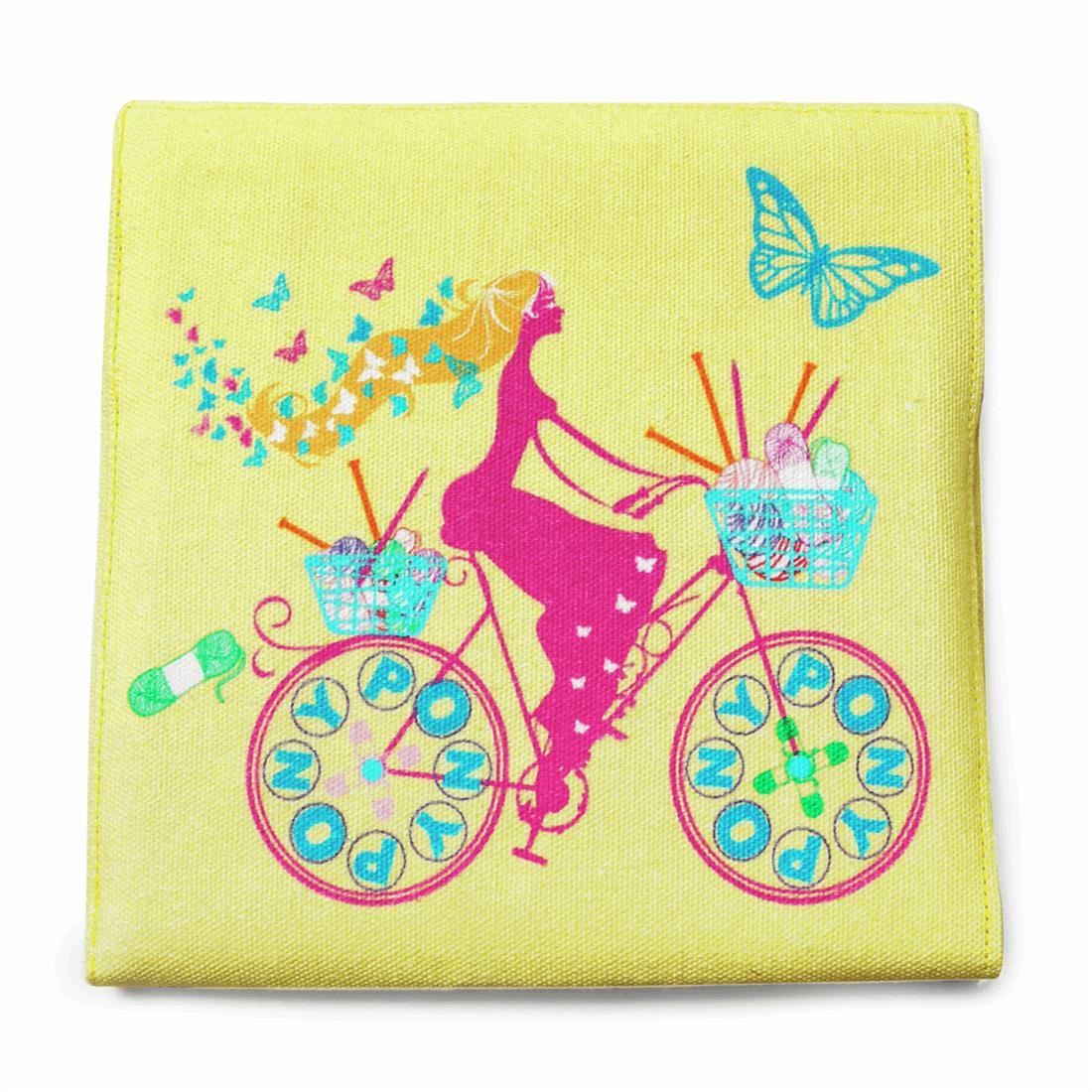 Crochet Hook Set: Yellow Cycle Design: Chroma: 15cm x 3-6 mm