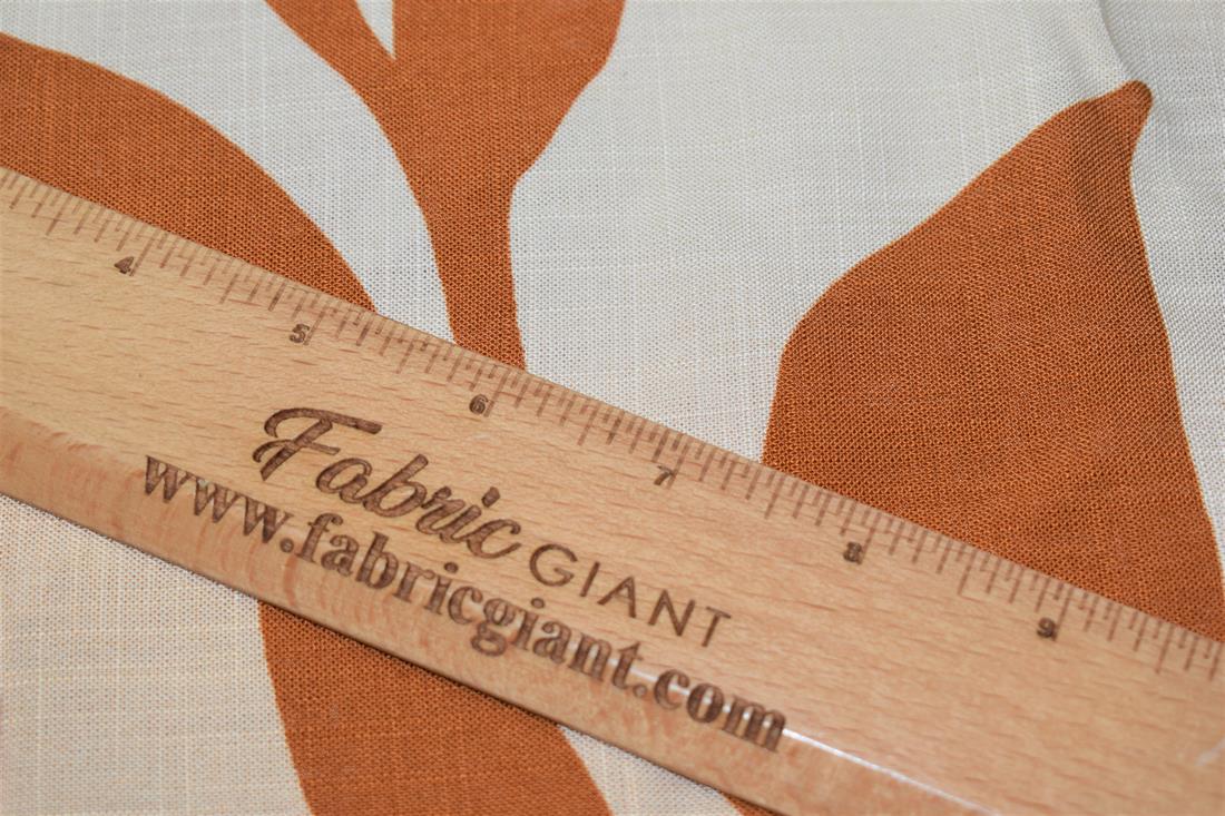 Leaves Printed Furnishing Upholstery Curtain Fabric