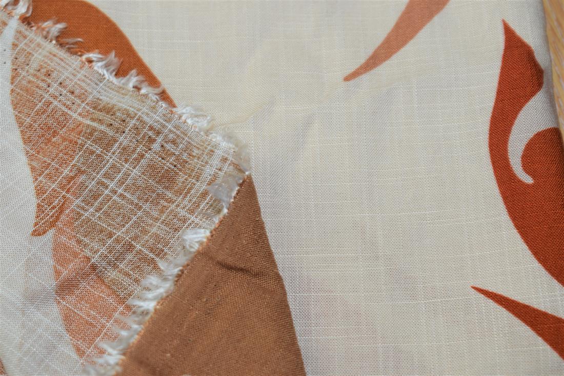 Leaves Printed Furnishing Upholstery Curtain Fabric