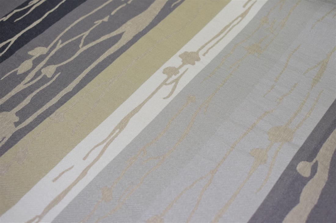 Grey/Multi Self-Print Furnishing Upholstery Curtain Fabric