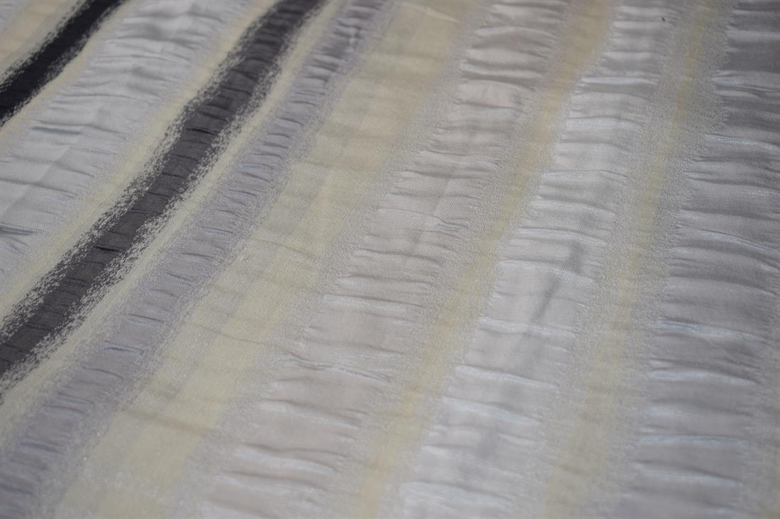 Ivory/Multi Furnishing Upholstery Curtain Fabric