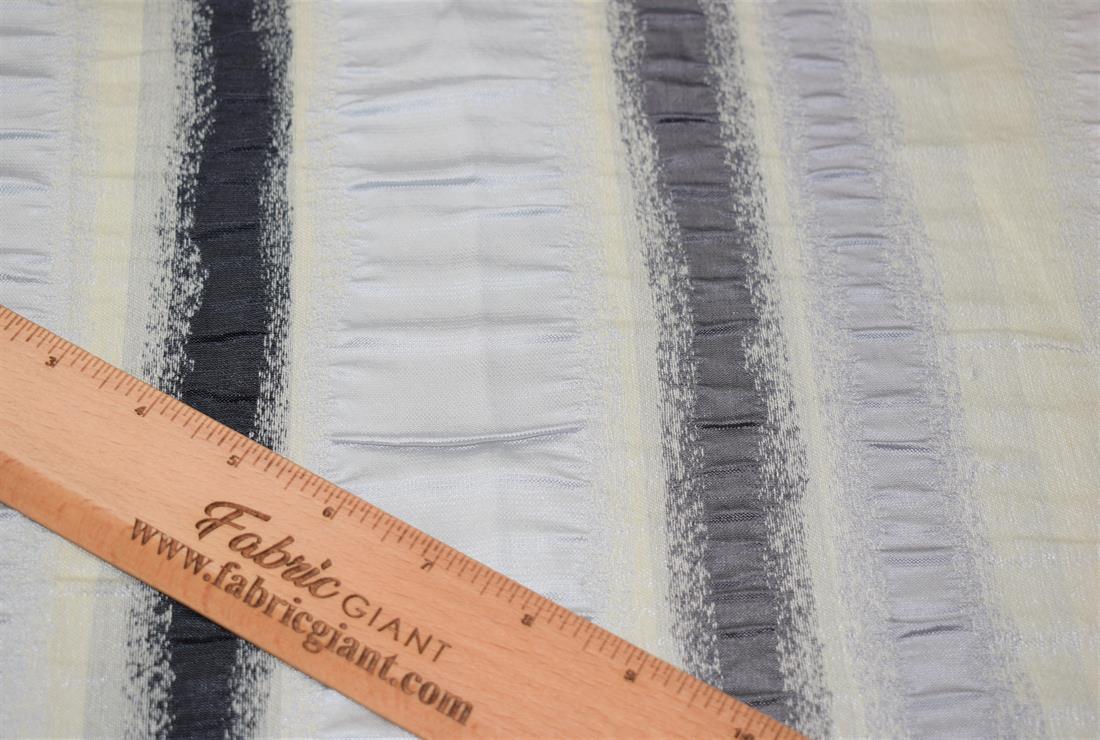 Ivory/Multi Furnishing Upholstery Curtain Fabric