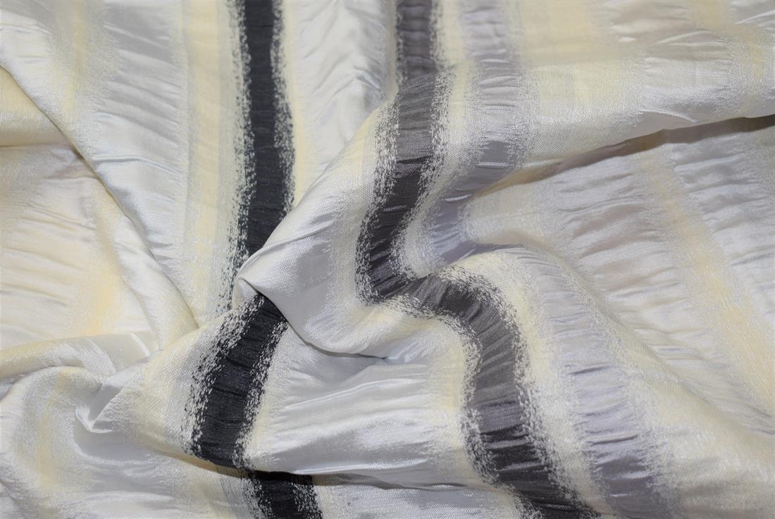 Ivory/Multi Furnishing Upholstery Curtain Fabric