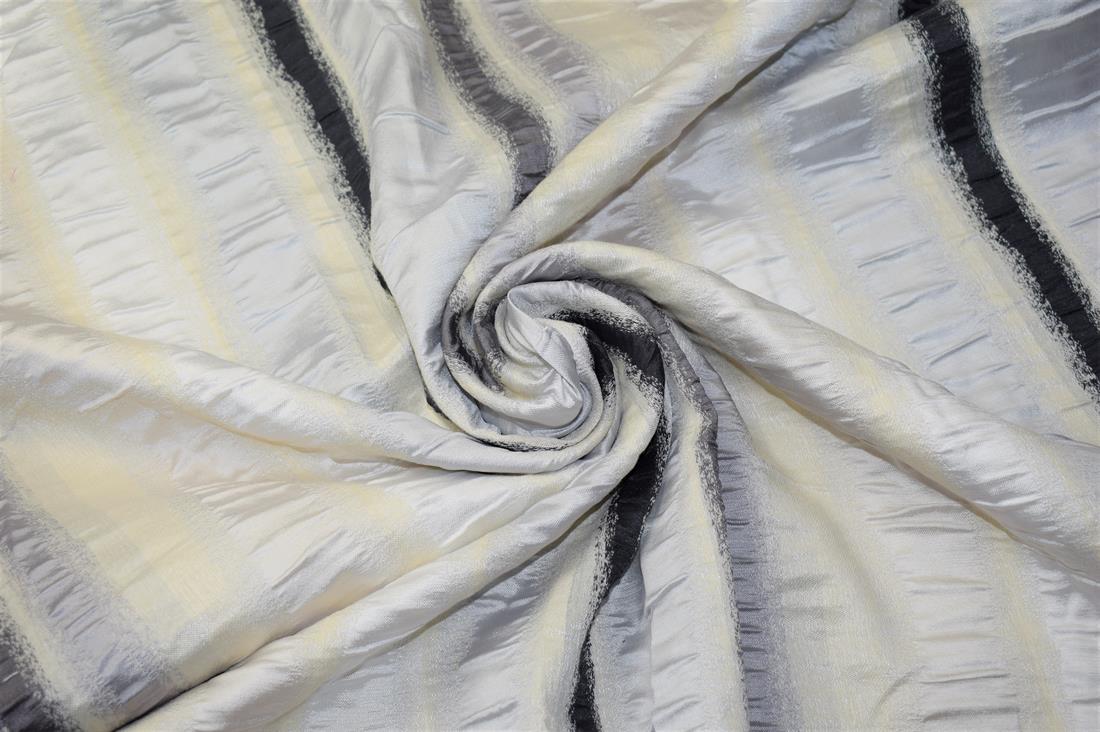 Ivory/Multi Furnishing Upholstery Curtain Fabric