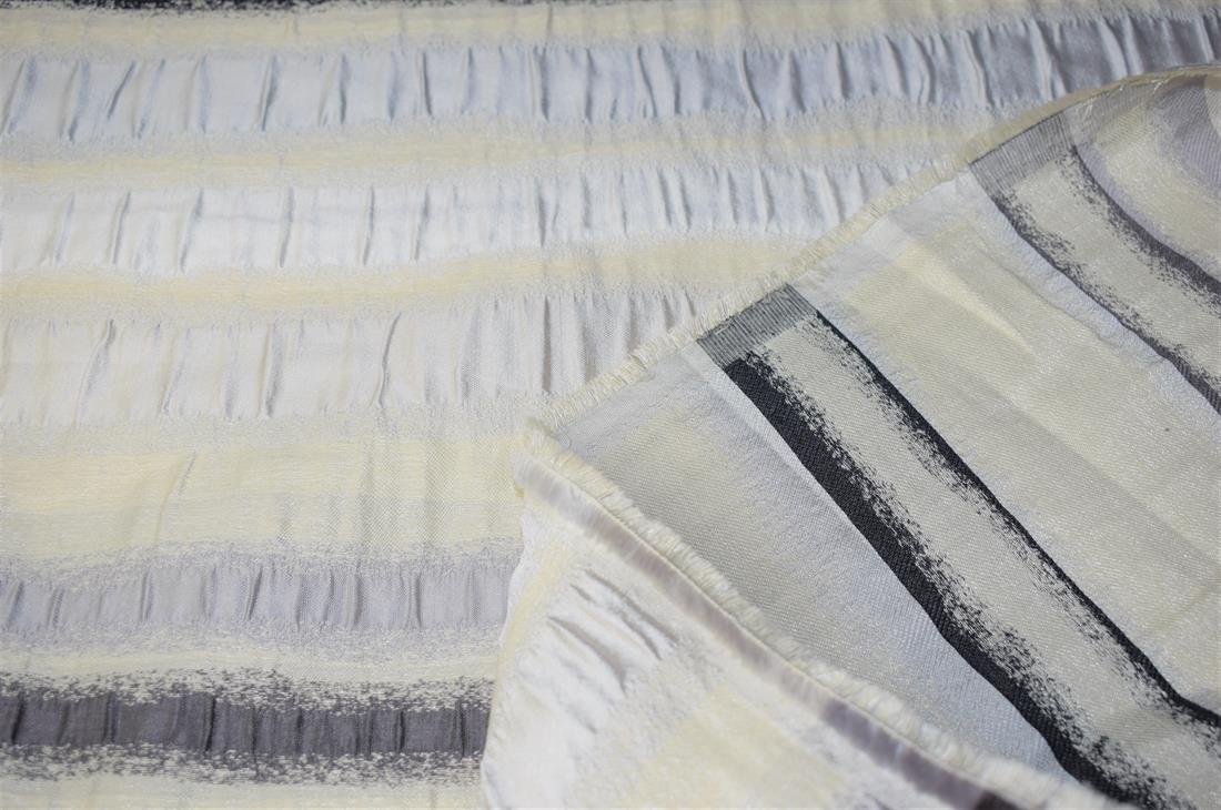Ivory/Multi Furnishing Upholstery Curtain Fabric