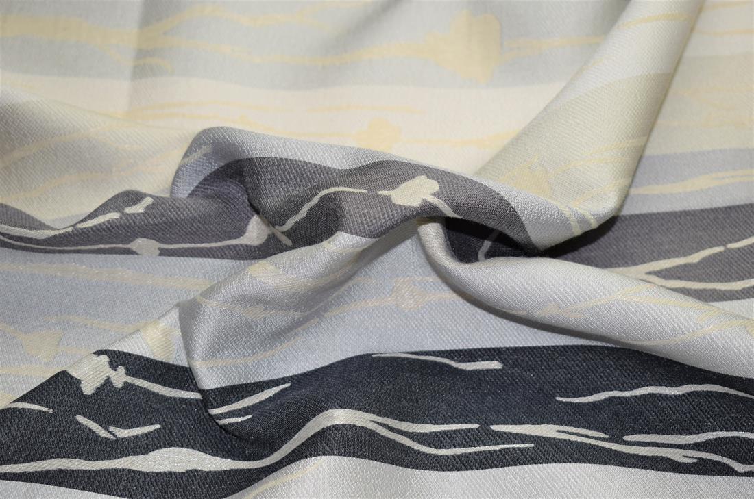 Grey/Multi Furnishing Upholstery Curtain Fabric