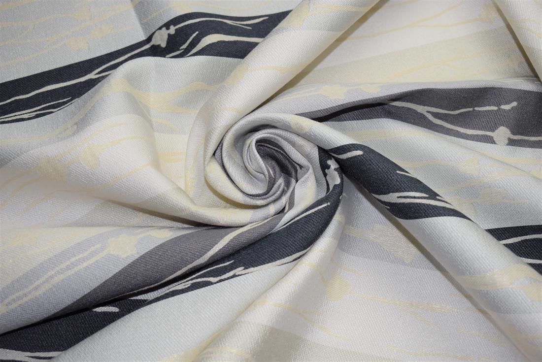 Grey/Multi Furnishing Upholstery Curtain Fabric