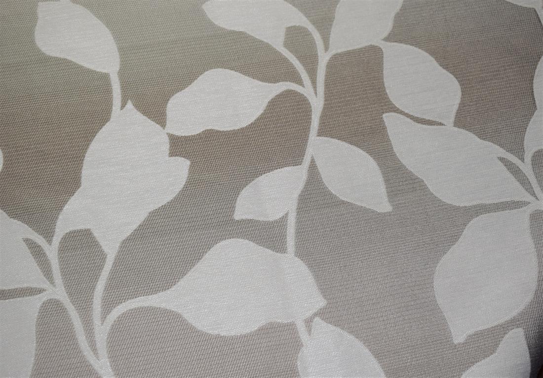 Oatmeal Leaves Printed Furnishing Upholstery Curtain Fabric