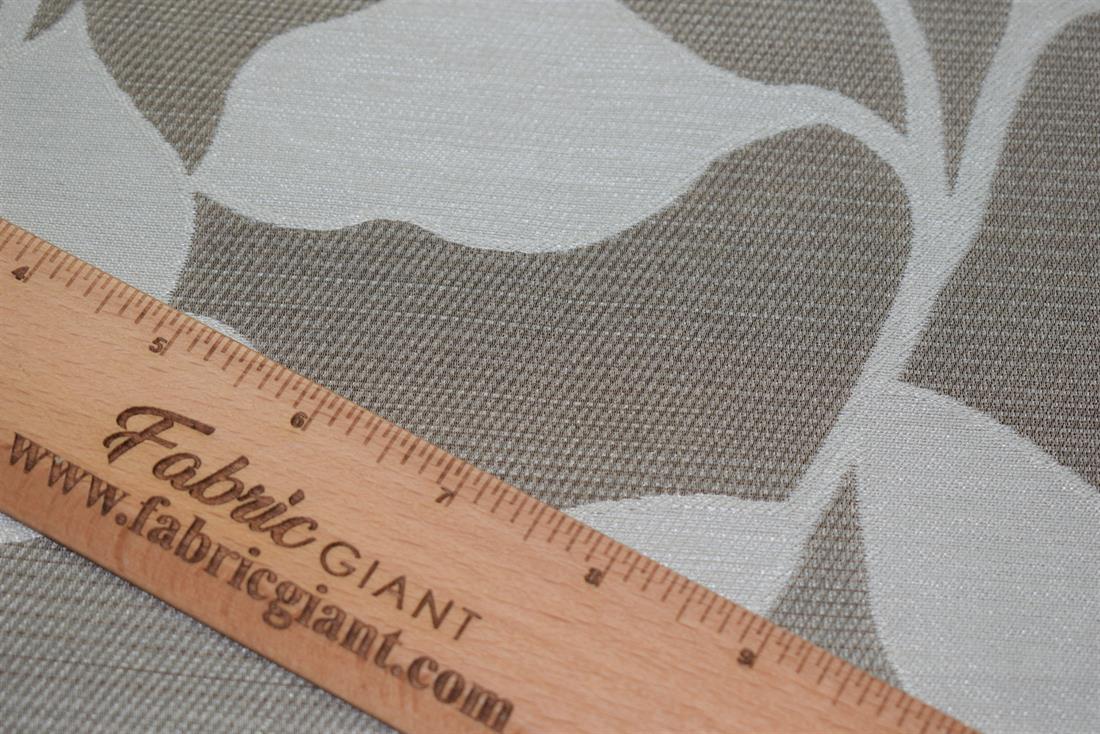 Oatmeal Leaves Printed Furnishing Upholstery Curtain Fabric