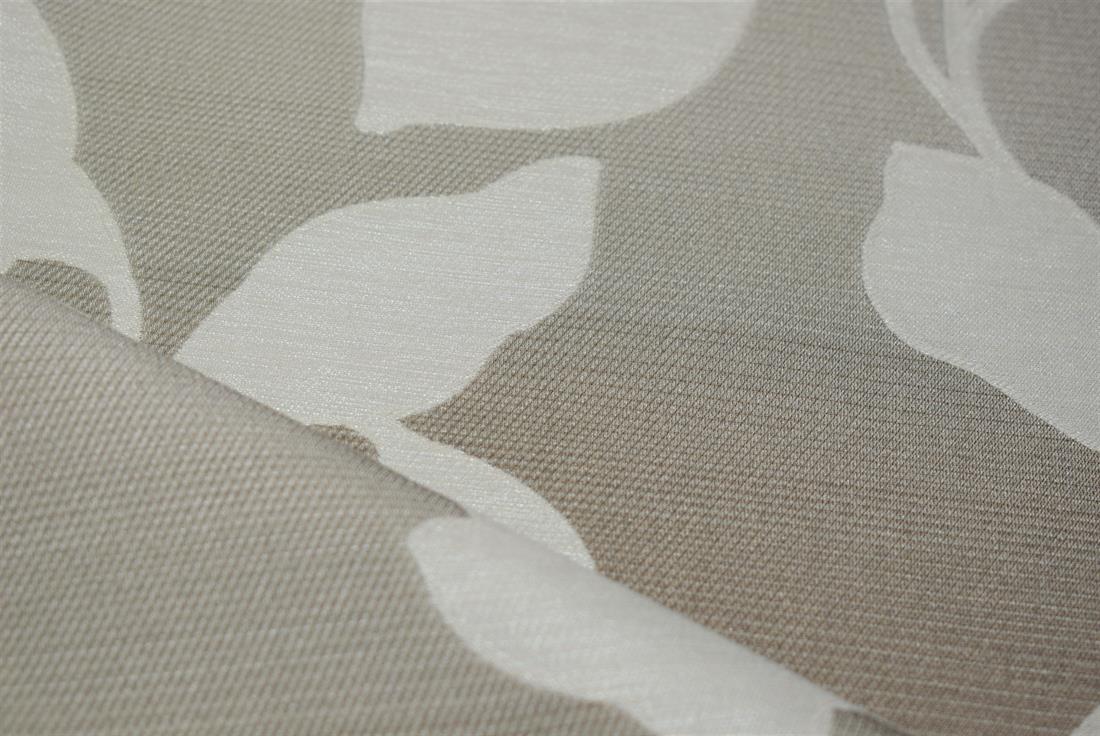 Oatmeal Leaves Printed Furnishing Upholstery Curtain Fabric