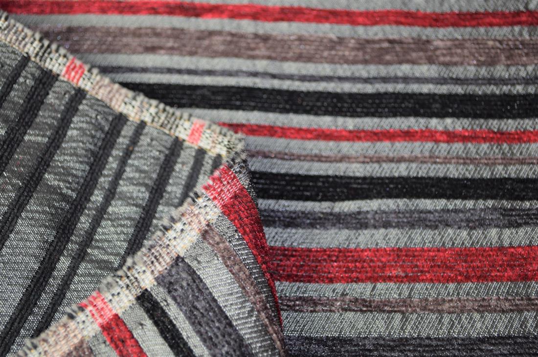 Light Grey Self-Print Curtain Fabric