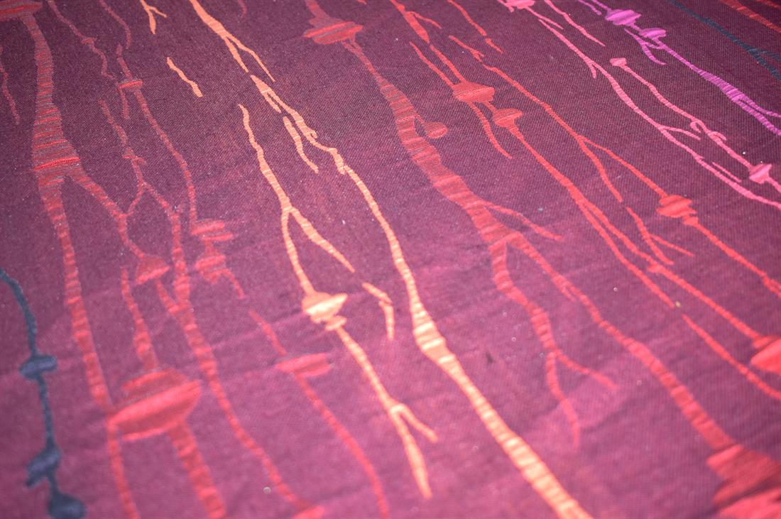 Wine Printed Furnishing Upholstery Curtain Fabric