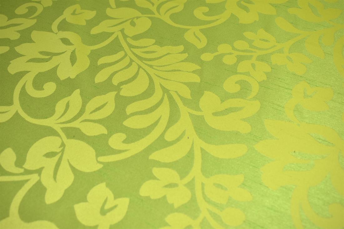 Olive & Green Olive/Green Printed Furnishing Upholstery Curtain Fabric
