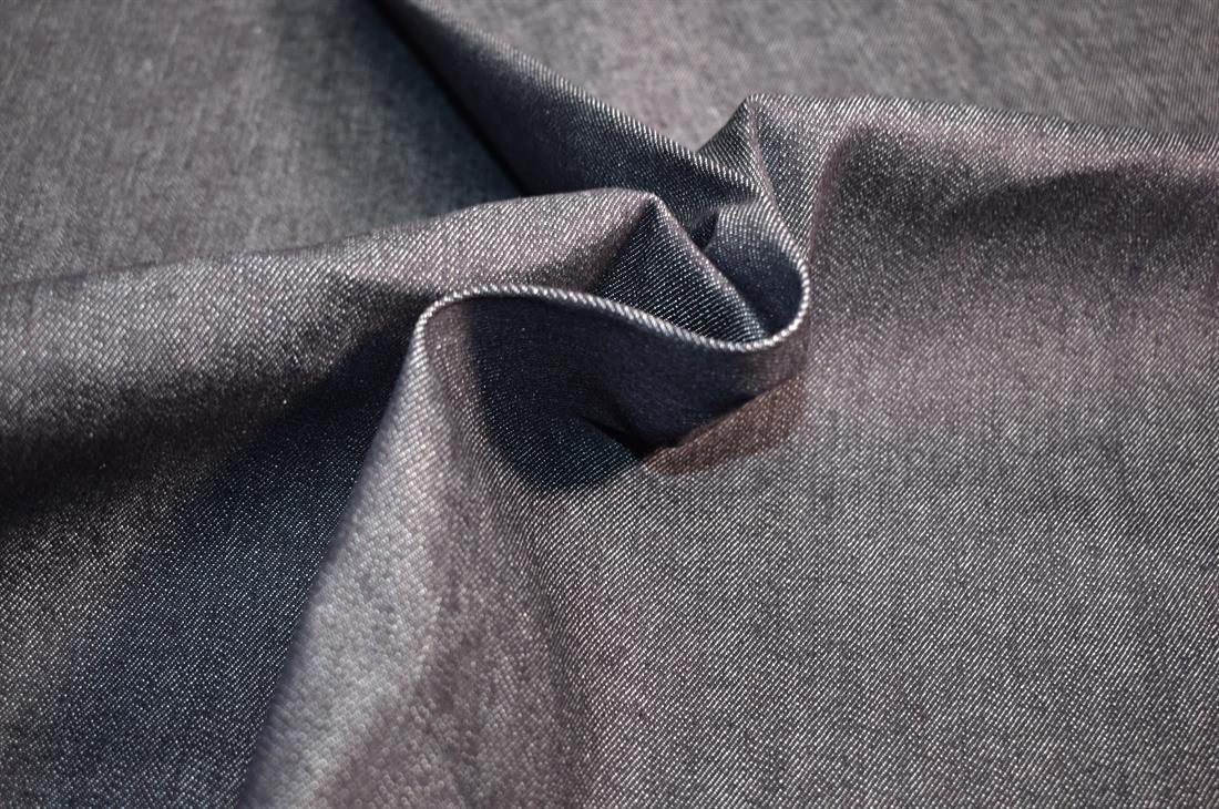 Black Denim Fabric Plain