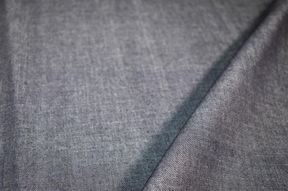Navy Denim Fabric Plain
