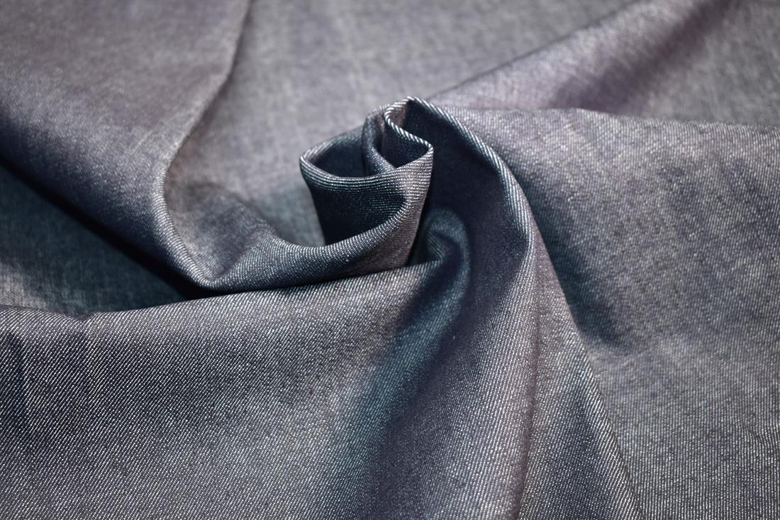 Navy Denim Fabric Plain
