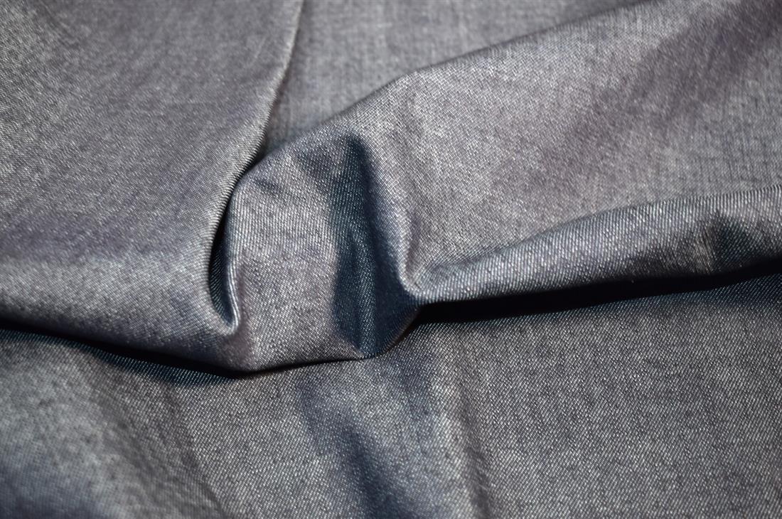 Navy Denim Fabric Plain