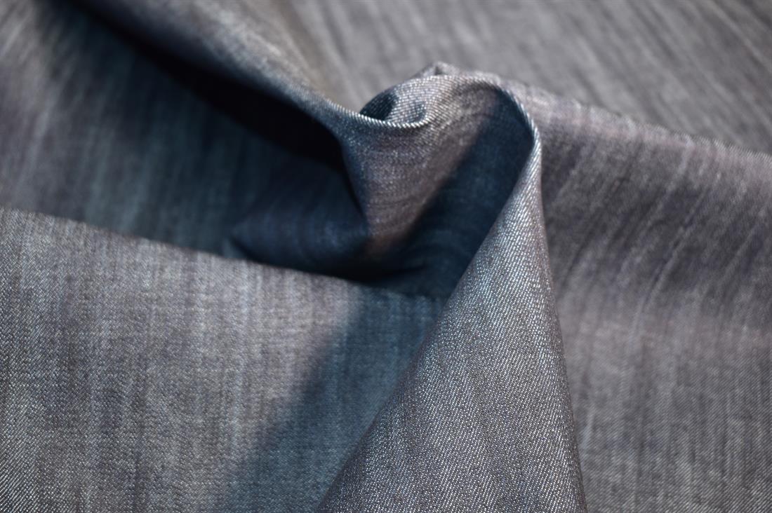 Navy Denim Fabirc Plain Fabric