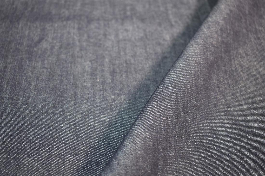 Navy Denim Fabric Plain