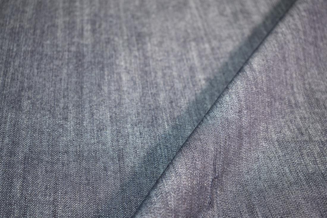 Navy Denim Fabric Plain