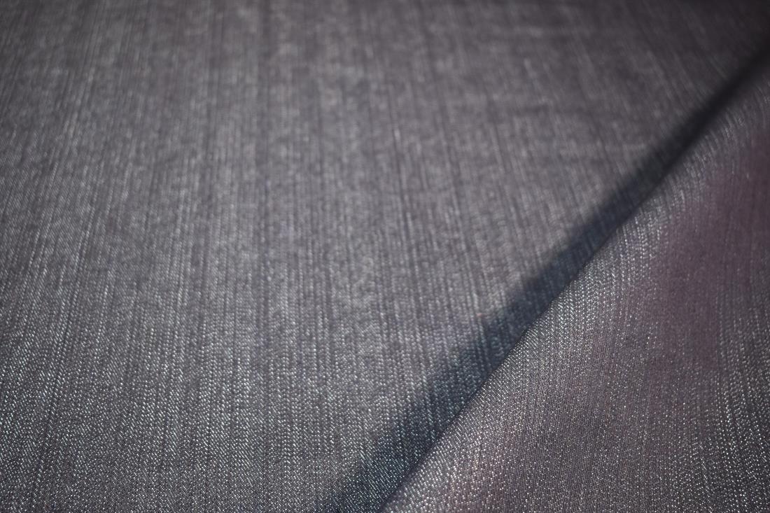 Dark Navy Denim Fabric Plain