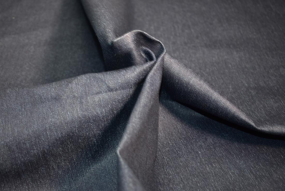 Navy Denim Fabric Plain