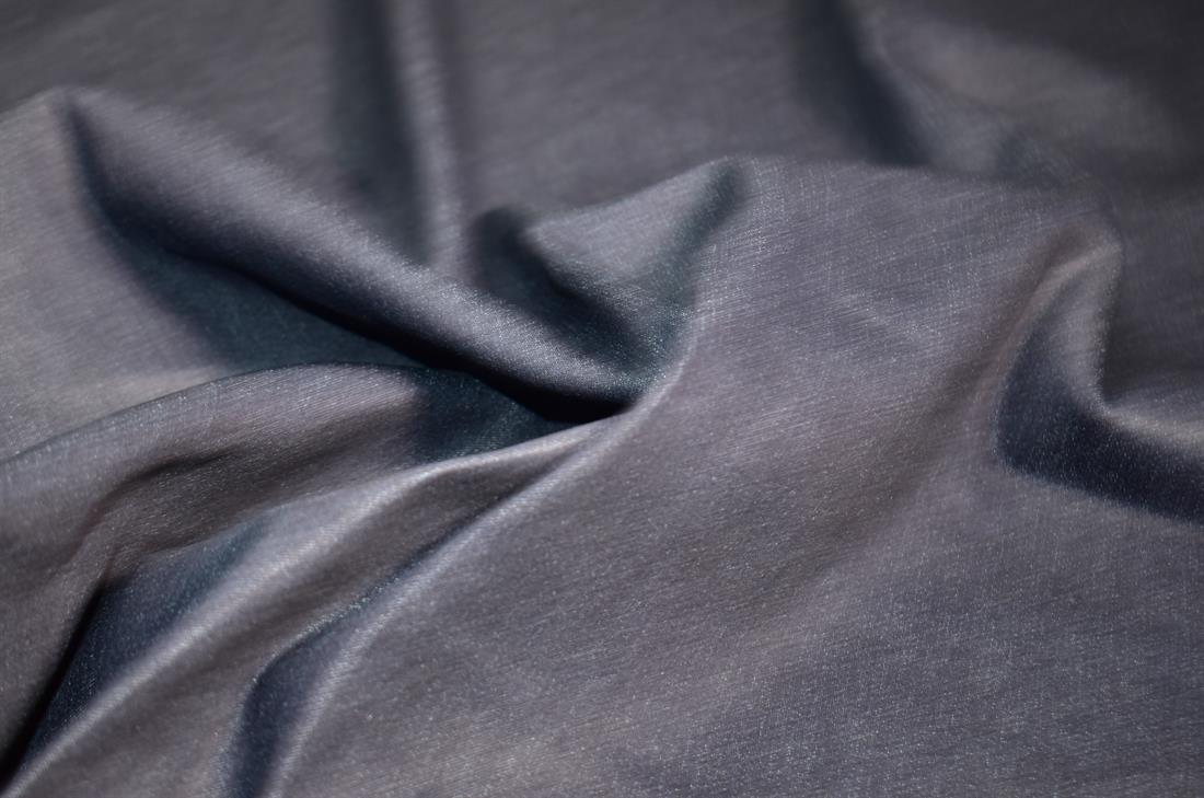 Navy Denim Fabric Plain