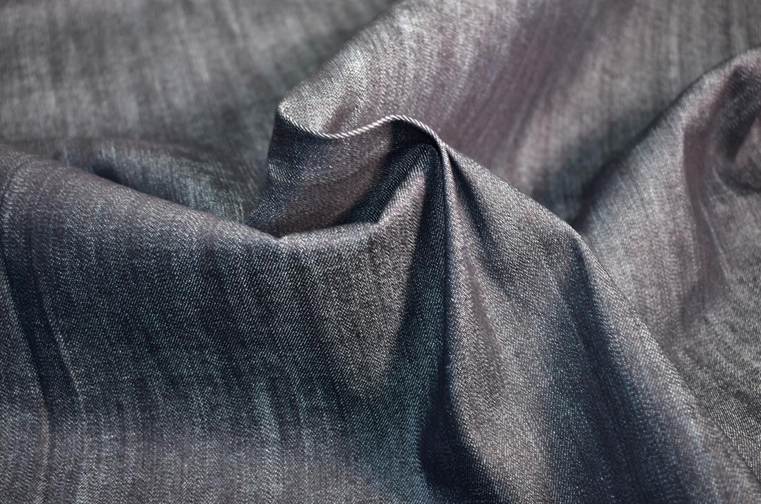 Navy Denim Fabirc Plain Fabric