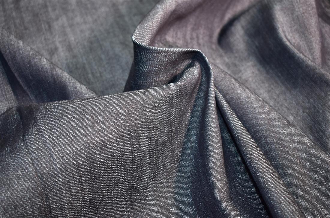 Navy Denim Fabirc Plain Fabric