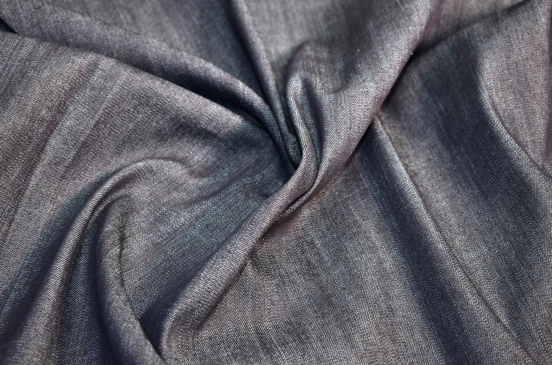 Navy Denim Fabirc Plain Fabric
