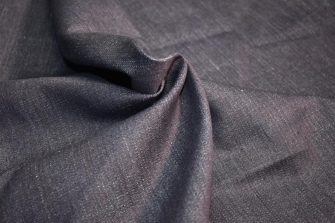 Navy Denim Fabric Plain