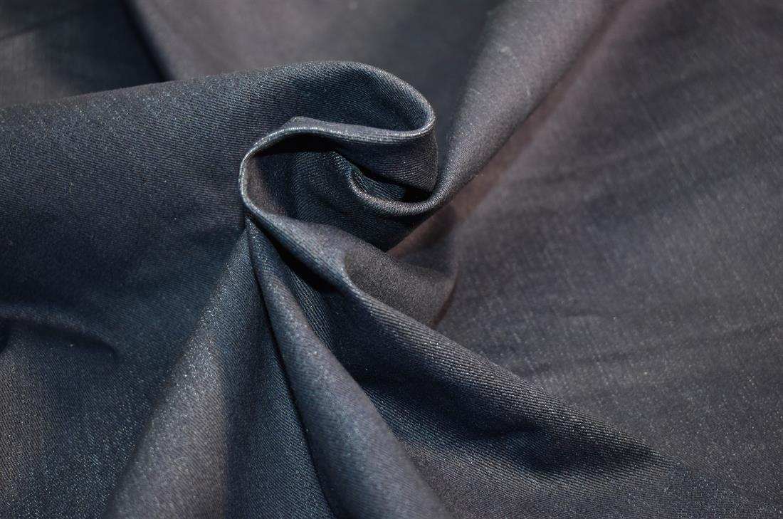 Navy Denim Fabric Plain
