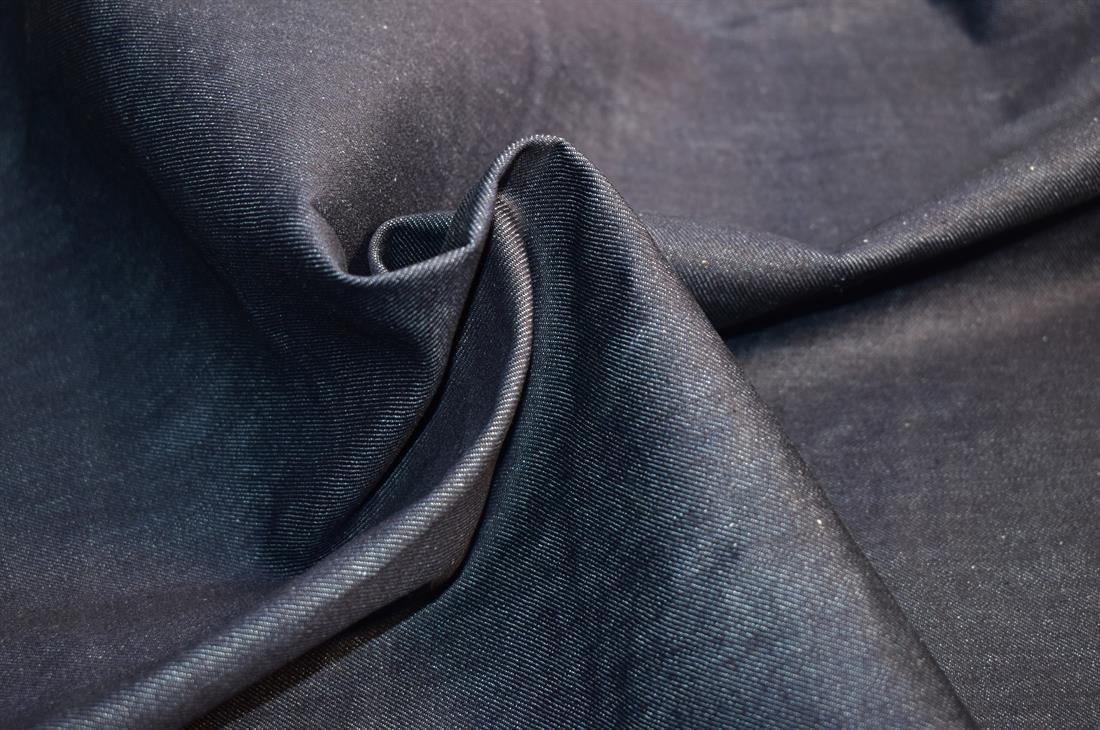 Navy Denim Fabric Plain