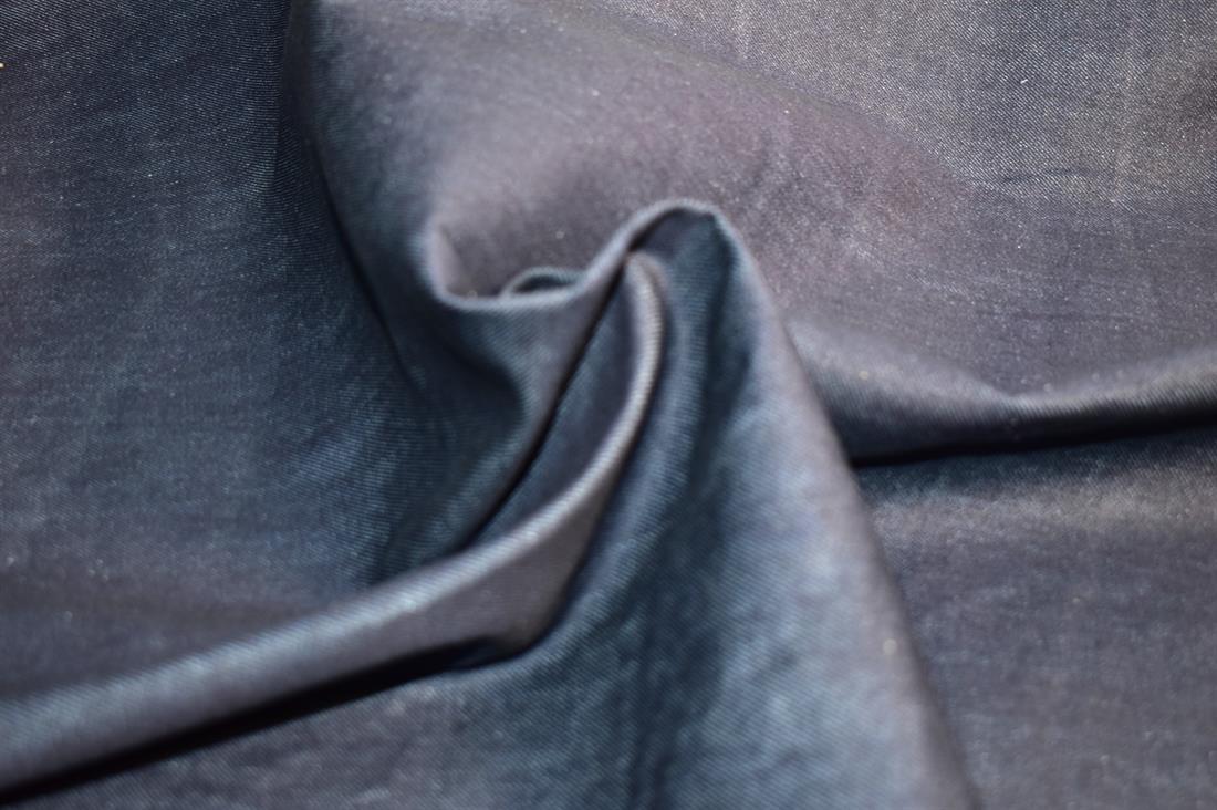 Navy Denim Fabric Plain