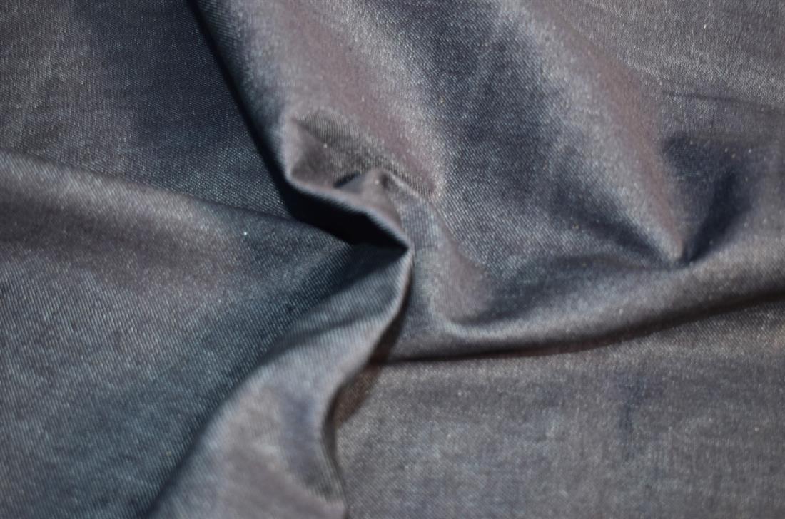 Navy Denim Fabric Plain