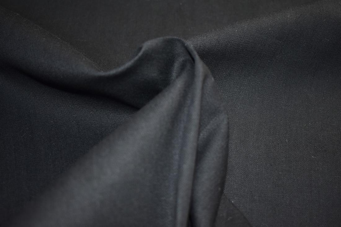 Black Medium Weight Washed Denim