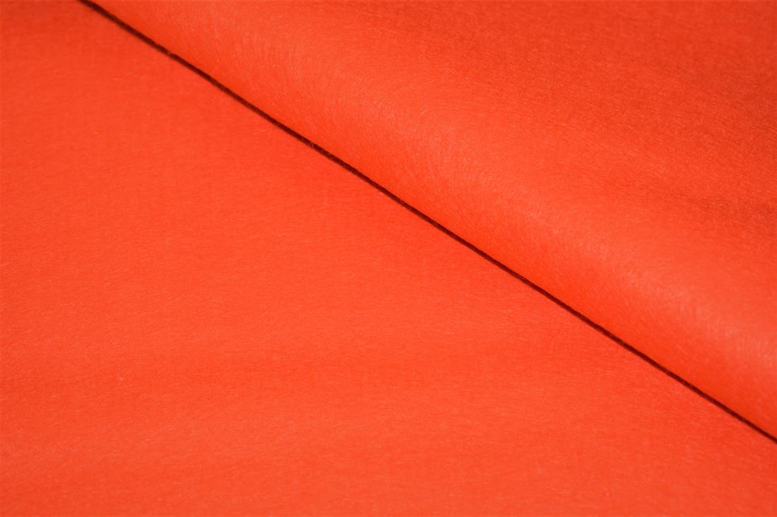 Orange Wool Mix Felt
